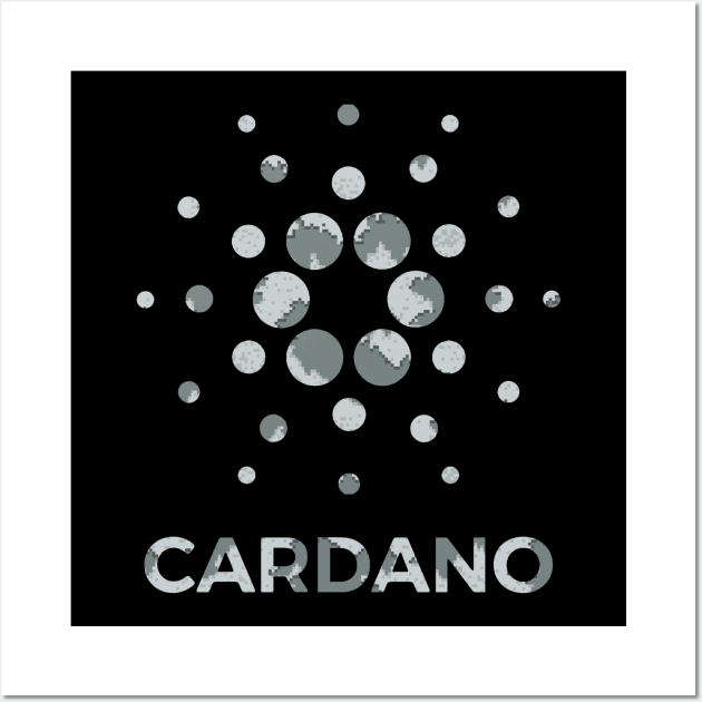 Cardano ADA coin Crypto coin Crytopcurrency Wall Art by JayD World